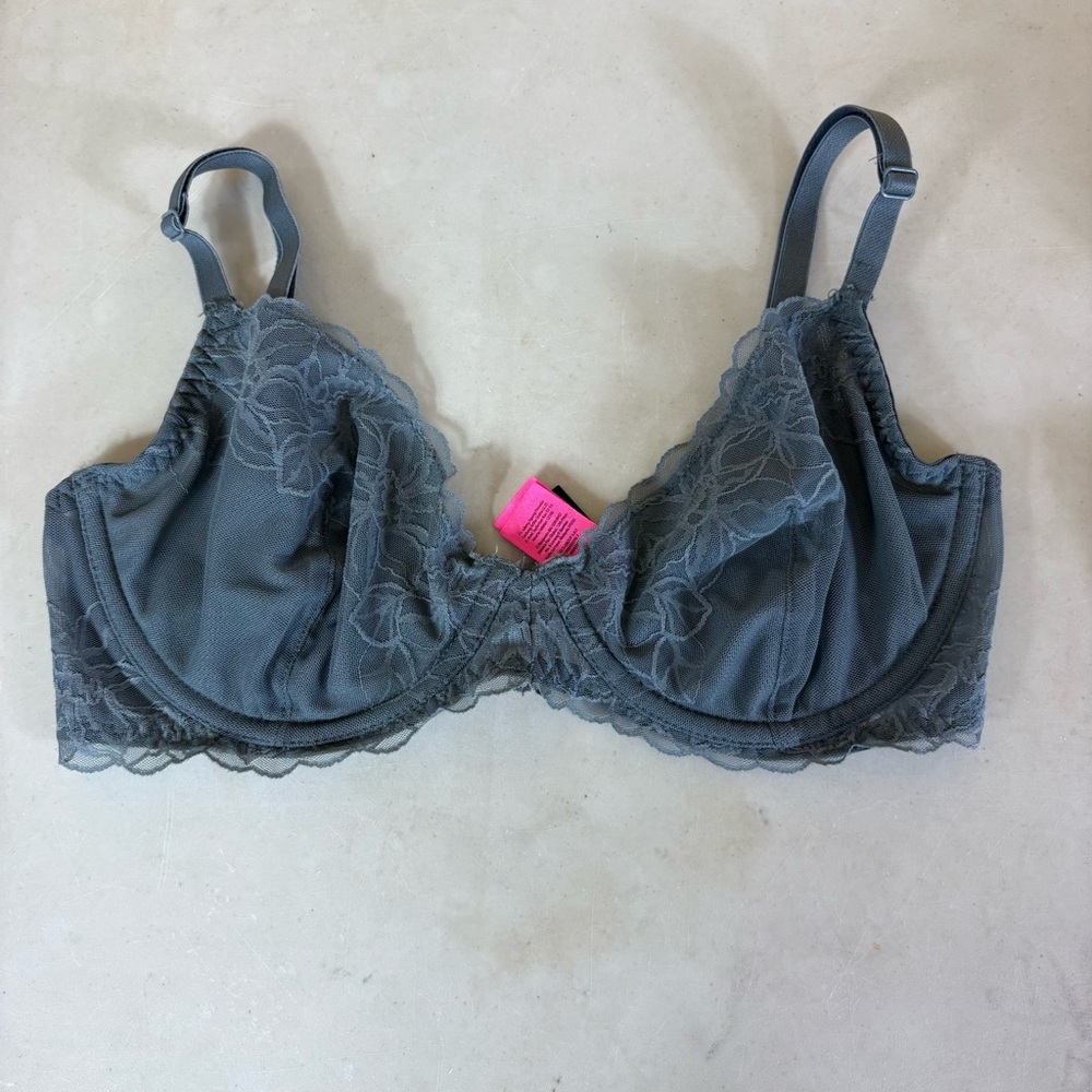 La Senza Lace Underwired Bra 32 D Classic Everyday Minimalist Casual Basic